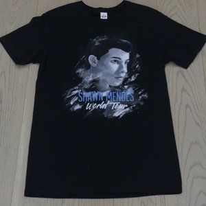 Shawn Mendes World Tour 2016 Concert Black Medium T-Shirt